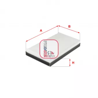 Filtre, air de l'habitacle SOFIMA S 3250 C