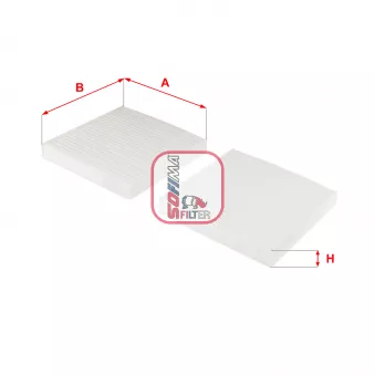 Filtre, air de l'habitacle SOFIMA S 3251 C