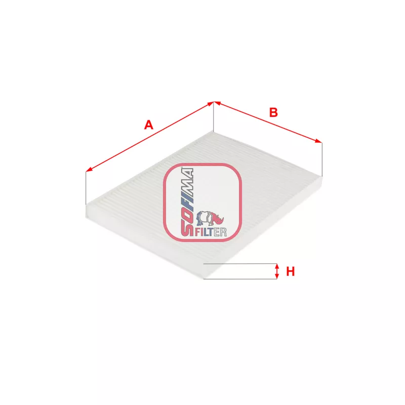 Filtre, air de l'habitacle SOFIMA S 3252 C