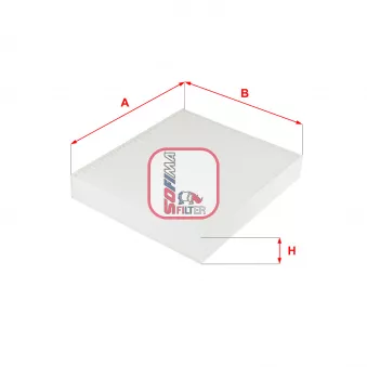 Filtre, air de l'habitacle SOFIMA S 3254 C
