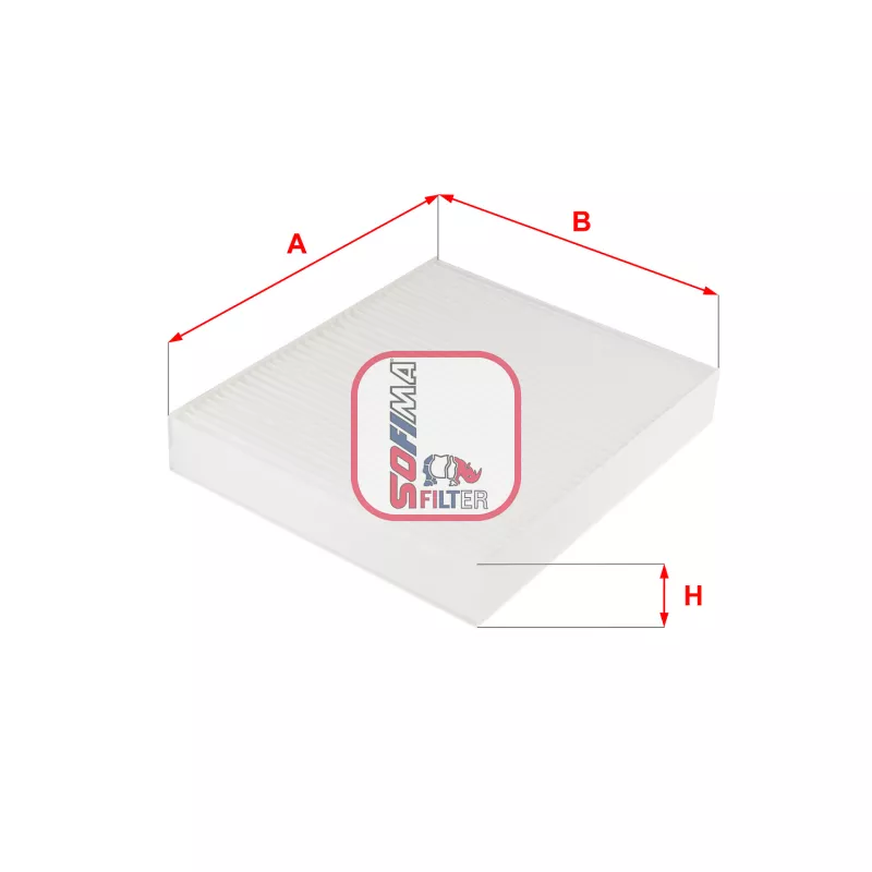 Filtre, air de l'habitacle SOFIMA S 3254 C