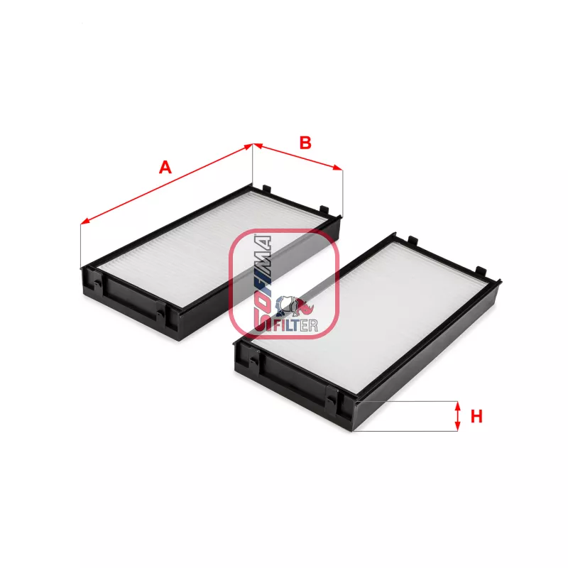 Filtre, air de l'habitacle SOFIMA S 3255 C