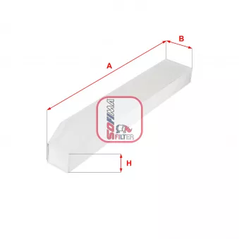 Filtre, air de l'habitacle SOFIMA S 3257 C