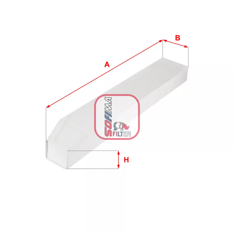 Filtre, air de l'habitacle SOFIMA S 3257 C