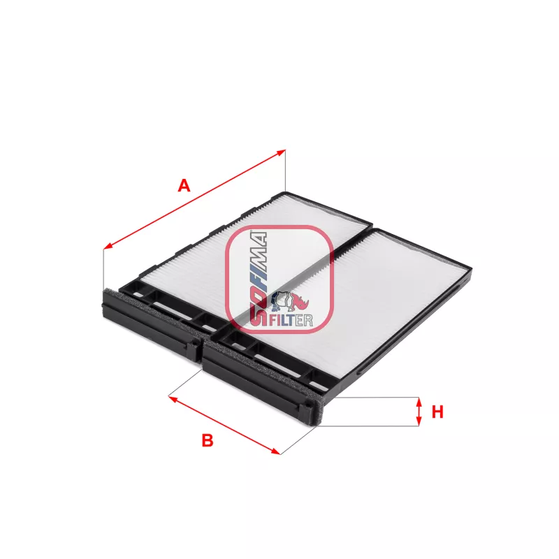 Filtre, air de l'habitacle SOFIMA S 3258 C
