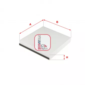 Filtre, air de l'habitacle SOFIMA S 3260 C