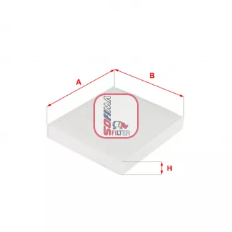 Filtre, air de l'habitacle SOFIMA S 3261 C