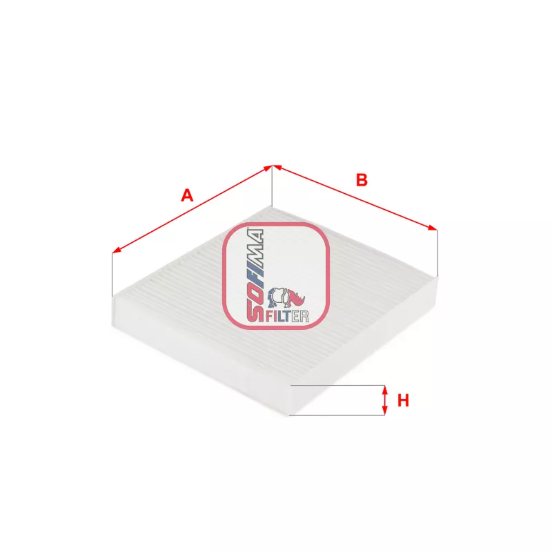 Filtre, air de l'habitacle SOFIMA S 3261 C