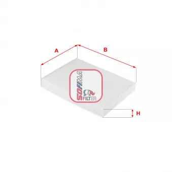 Filtre, air de l'habitacle SOFIMA S 3273 C