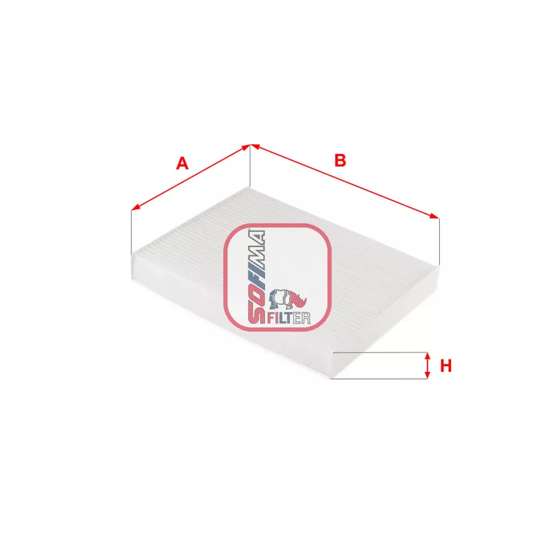 Filtre, air de l'habitacle SOFIMA S 3273 C