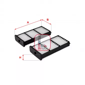 Filtre, air de l'habitacle SOFIMA