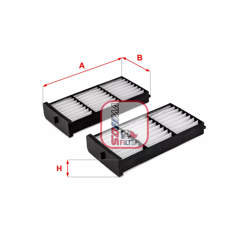 Filtre, air de l'habitacle SOFIMA S 3274 C