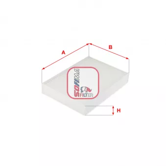 Filtre, air de l'habitacle SOFIMA S 3275 C