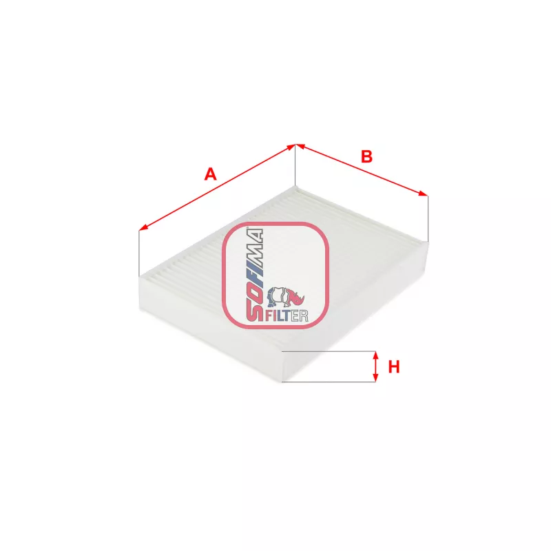 Filtre, air de l'habitacle SOFIMA S 3275 C