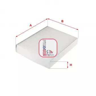 Filtre, air de l'habitacle SOFIMA S 3276 C