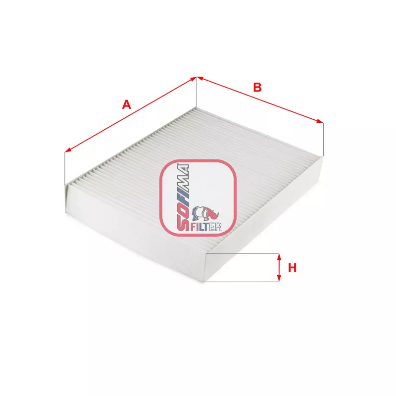 Filtre, air de l'habitacle SOFIMA S 3276 C