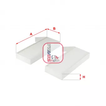 Filtre, air de l'habitacle SOFIMA S 3277 C
