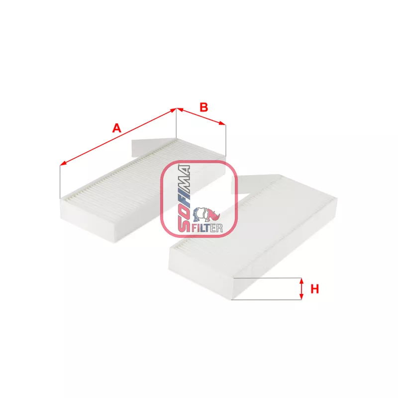 Filtre, air de l'habitacle SOFIMA S 3277 C