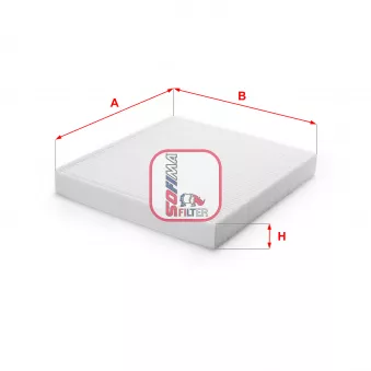 Filtre, air de l'habitacle SOFIMA S 3298 C