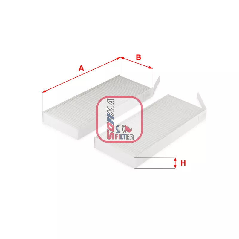 Filtre, air de l'habitacle SOFIMA S 3311 C