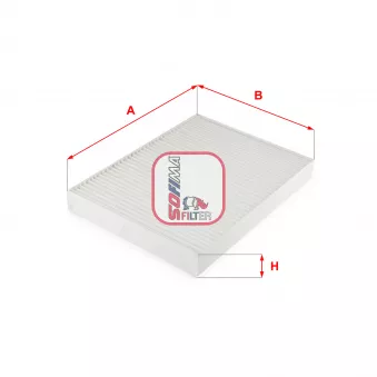 Filtre, air de l'habitacle SOFIMA S 3312 C
