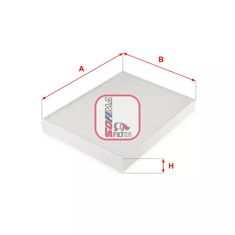 Filtre, air de l'habitacle SOFIMA S 3312 C