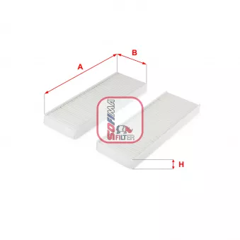 Filtre, air de l'habitacle SOFIMA S 3313 C