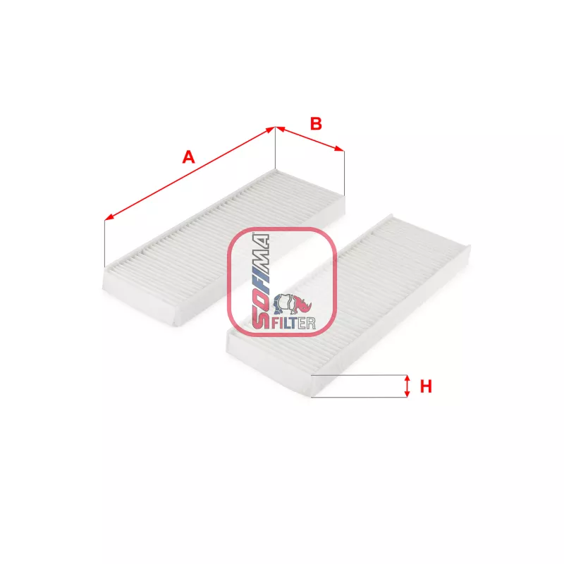 Filtre, air de l'habitacle SOFIMA S 3313 C