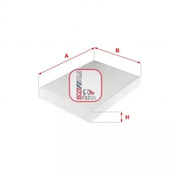 Filtre, air de l'habitacle SOFIMA S 3314 C