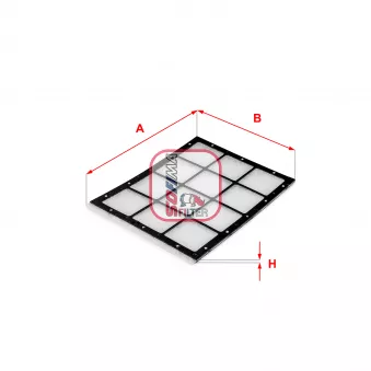 Filtre, air de l'habitacle SOFIMA S 3317 C