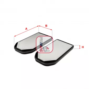 Filtre, air de l'habitacle SOFIMA S 3318 C