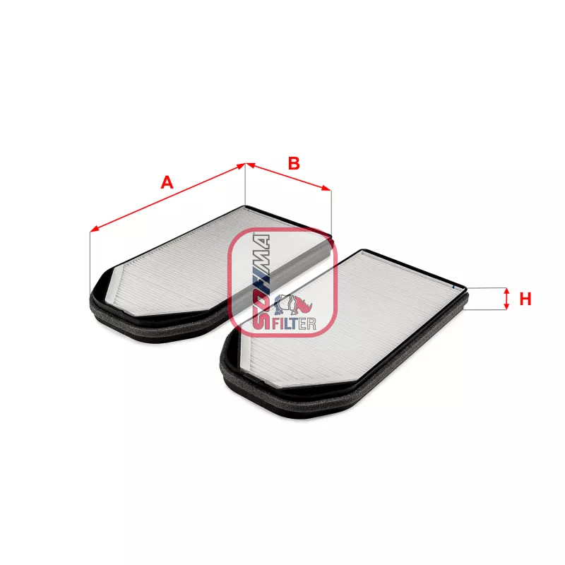 Filtre, air de l'habitacle SOFIMA S 3318 C