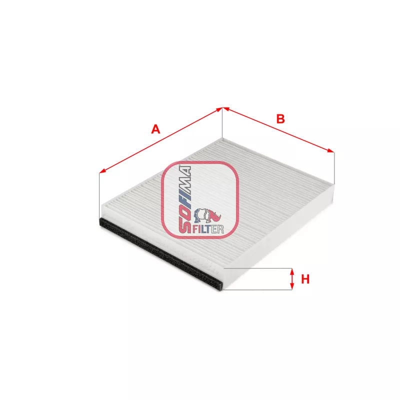 Filtre, air de l'habitacle SOFIMA S 3320 C