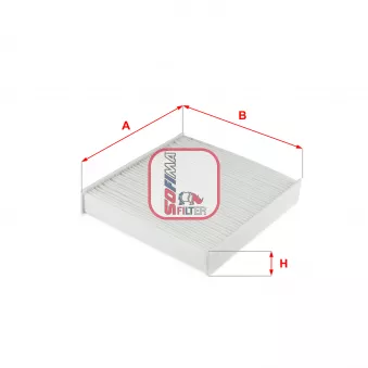 Filtre, air de l'habitacle SOFIMA S 3321 C