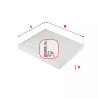 Filtre, air de l'habitacle SOFIMA S 3326 C