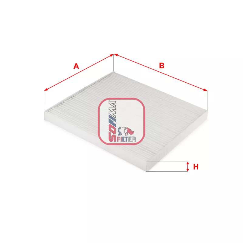 Filtre, air de l'habitacle SOFIMA S 3326 C