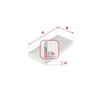 Filtre, air de l'habitacle SOFIMA S 3328 C