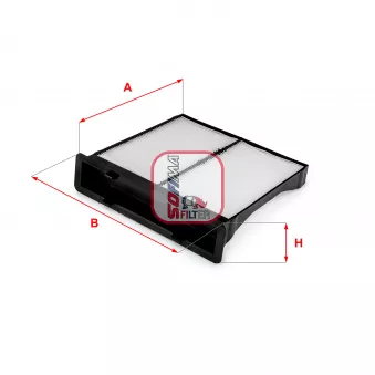 Filtre, air de l'habitacle SOFIMA S 3329 C