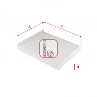 Filtre, air de l'habitacle SOFIMA S 3331 C