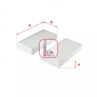 Filtre, air de l'habitacle SOFIMA S 3332 C