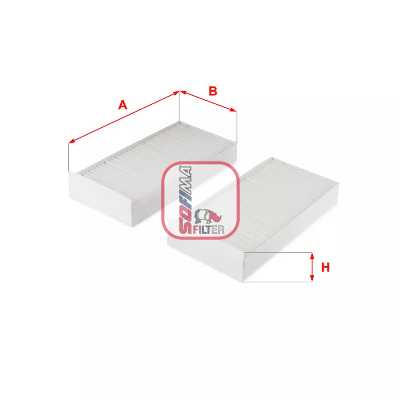 Filtre, air de l'habitacle SOFIMA S 3332 C