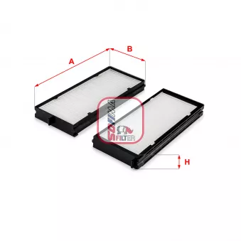 Filtre, air de l'habitacle SOFIMA S 3333 C