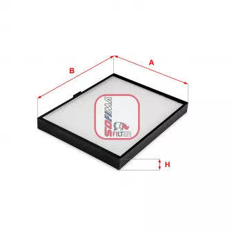 Filtre, air de l'habitacle SOFIMA S 3334 C
