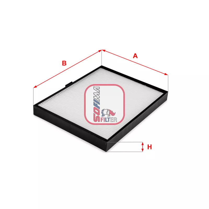 Filtre, air de l'habitacle SOFIMA S 3334 C