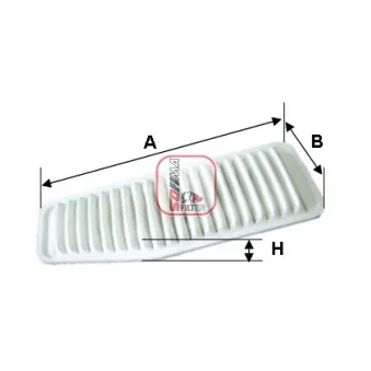 Filtre à air SOFIMA S 3338 A
