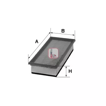 Filtre à air SOFIMA S 3350 A