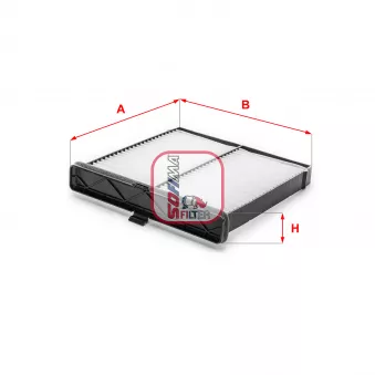 Filtre, air de l'habitacle SOFIMA S 3365 C