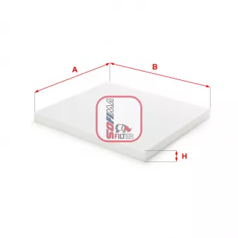 Filtre, air de l'habitacle SOFIMA S 3367 C