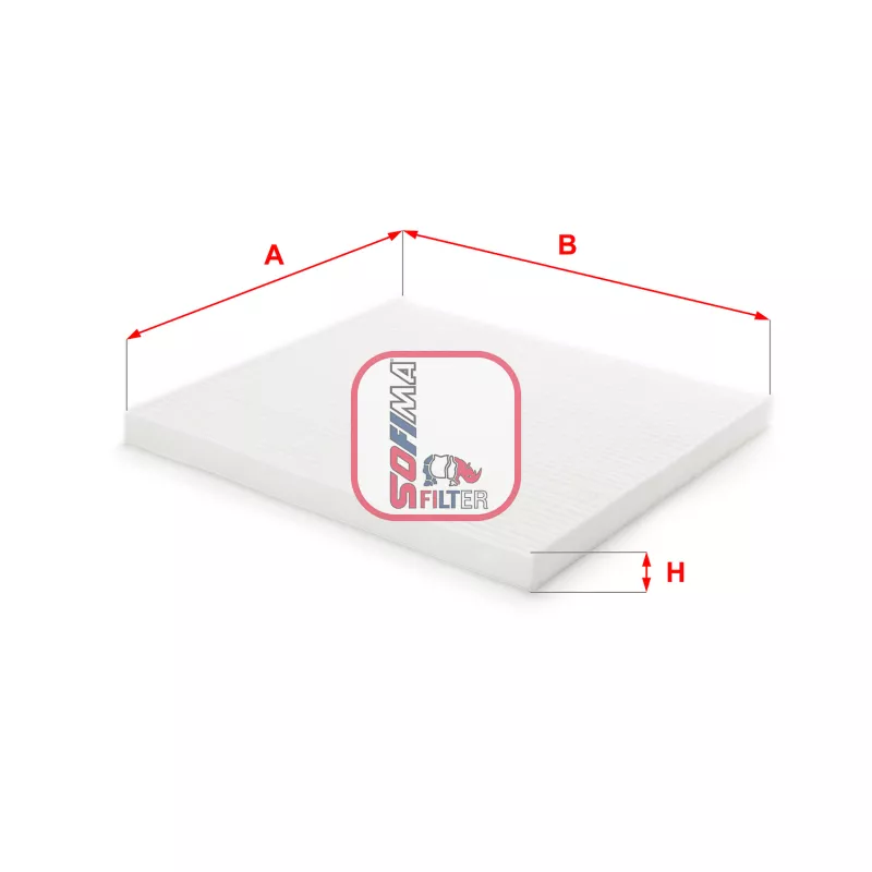 Filtre, air de l'habitacle SOFIMA S 3367 C