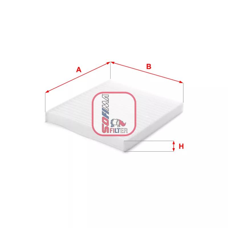 Filtre, air de l'habitacle SOFIMA S 3368 C